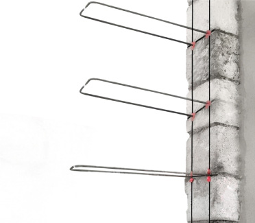 wall tie connections